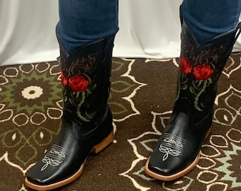 Botas Vaqueras De Mujer | Etsy