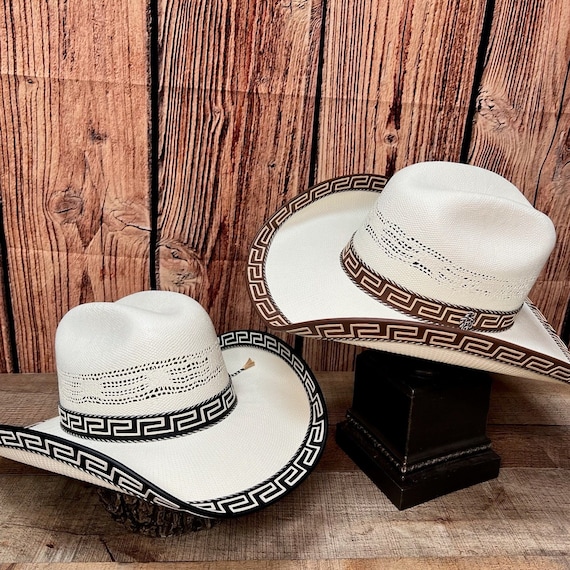 Unisex WESTERN COWBOY Straw Hat Sombrero Vaquero Para Caballero Y