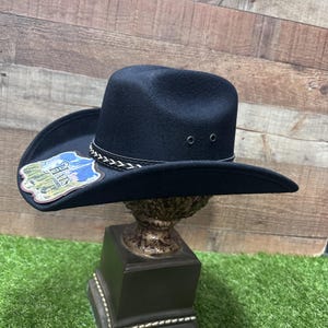 Sombrero Vaquero Occidental para Bebé/Niño-Niña Tejana Negro y Marrón - Tejana de BEBE/ Niño o Niña Vaquera Est. Chihuahua