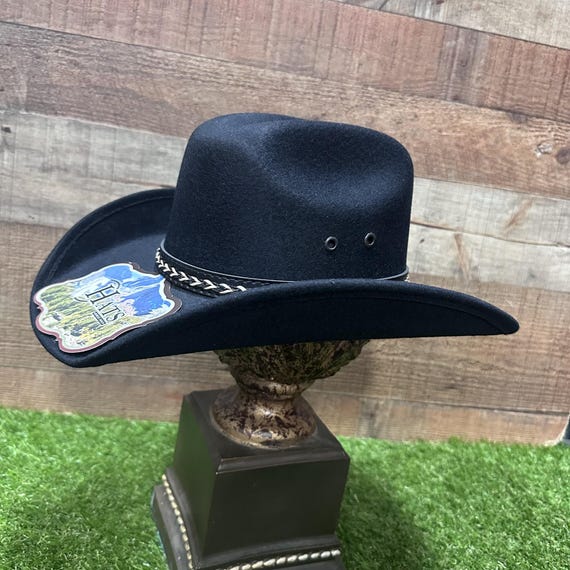Infant black cowboy hat hotsell