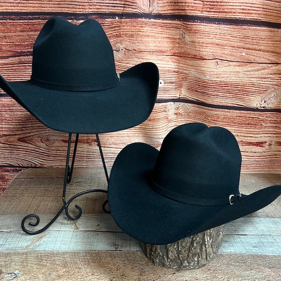 Classic Western-Cowboy-Hat Men Womens Wide Brim Cowgirl Hats Felt