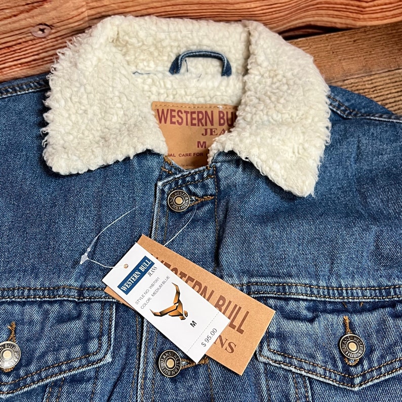 Men's Western Blue Jean Jacket 100% Cotton Chaqueta Vaquera Azul Con Algodon imagen 8