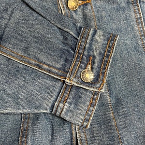 Men's Western Blue Jean Jacket 100% Cotton Chaqueta Vaquera Azul Con Algodon imagen 7