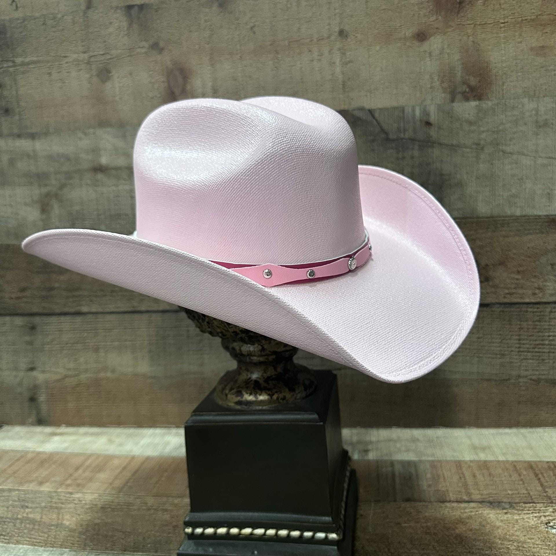 6281 Classic Womens Western Cowboy Cowgirl Hats With Wide Belt Pink WOMENS Pink FELT Western Cowboy Hat SOMBRERO Texana - Etsy main image 3