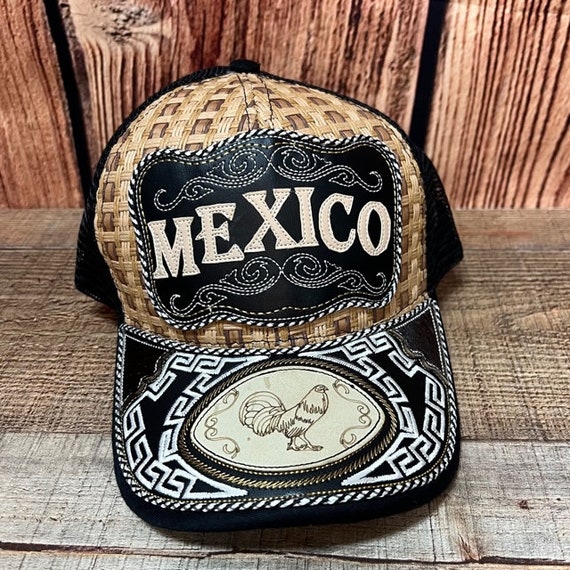 Mexico Embroidered Trucker Hat/ Dad Mexico Hat Gorra/ Cachucha