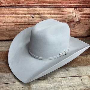 Mens cowboy Western 30X Felt Hat GREY Tejana Vaquera Gris 30X Rodeo Mexicano Ranchero