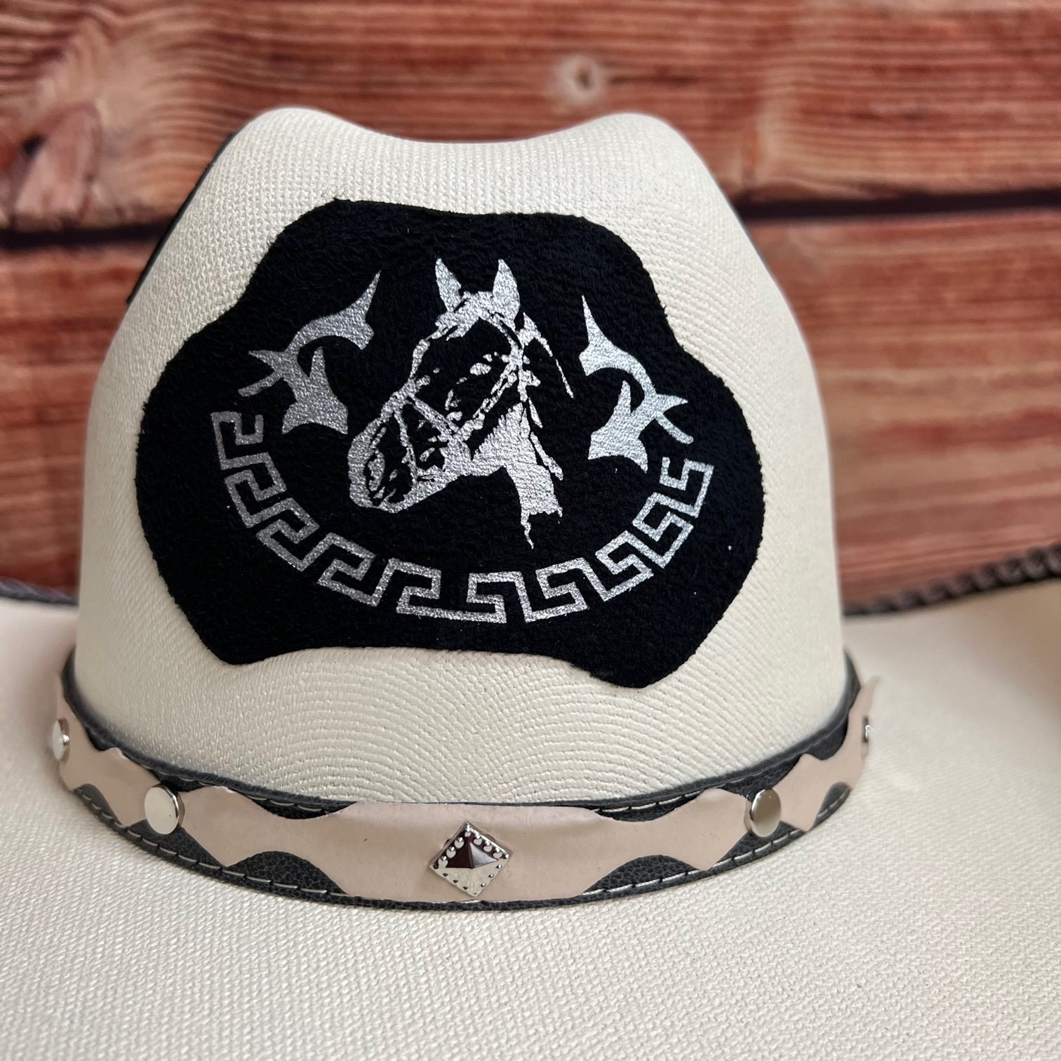 Chapeau Cowboy Cuir Country Chapeau De Cowboy Cuir Rodéo - Chapeau