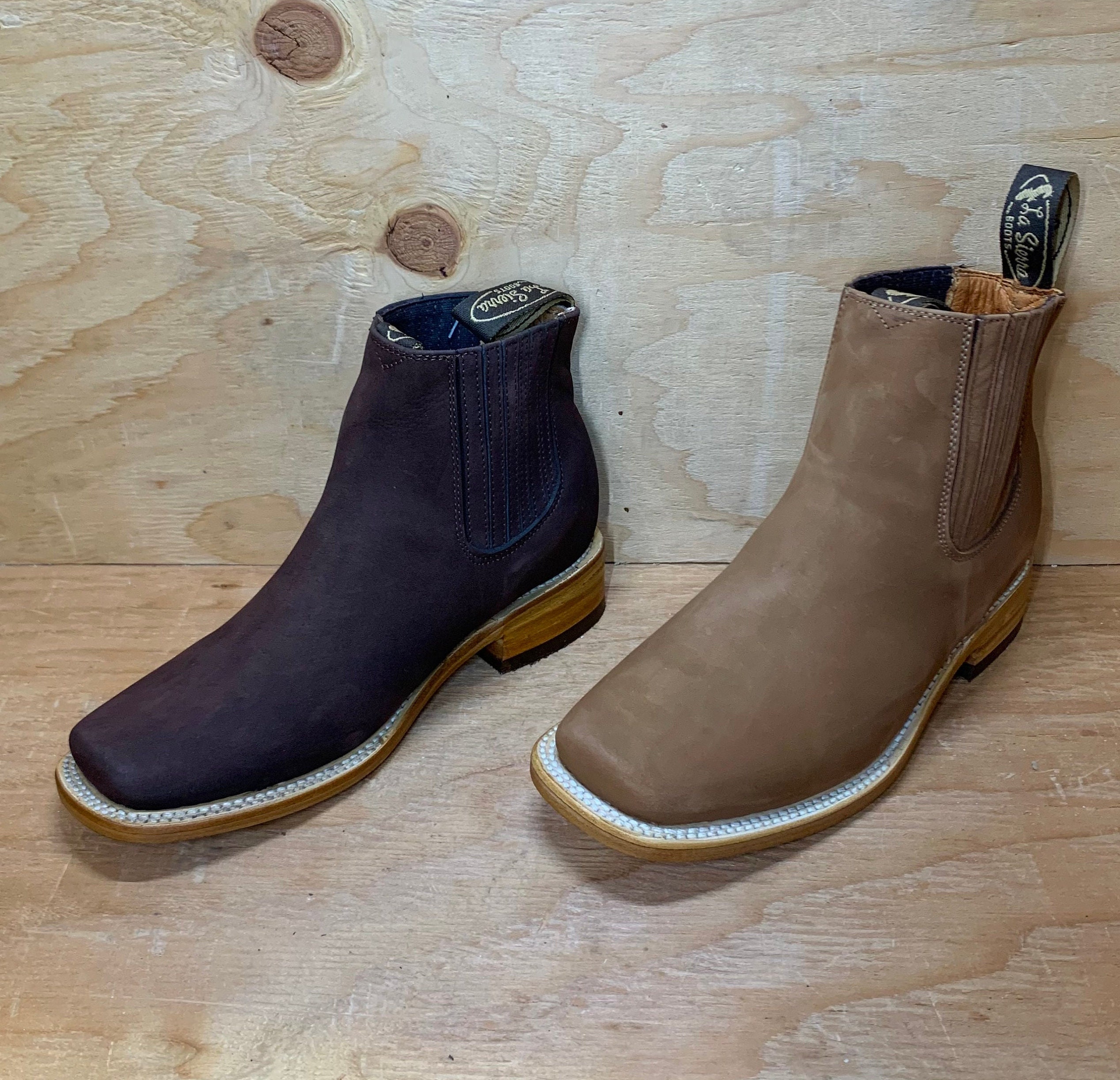Women Western Cowgirl Square Toe Ankle Boots BOOTIES/ Botin
