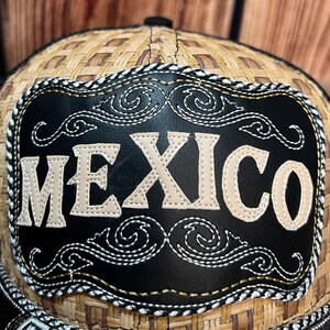 Mexico Embroidered Trucker Hat/ Dad Mexico Hat Gorra/ Cachucha Vaquera image 4