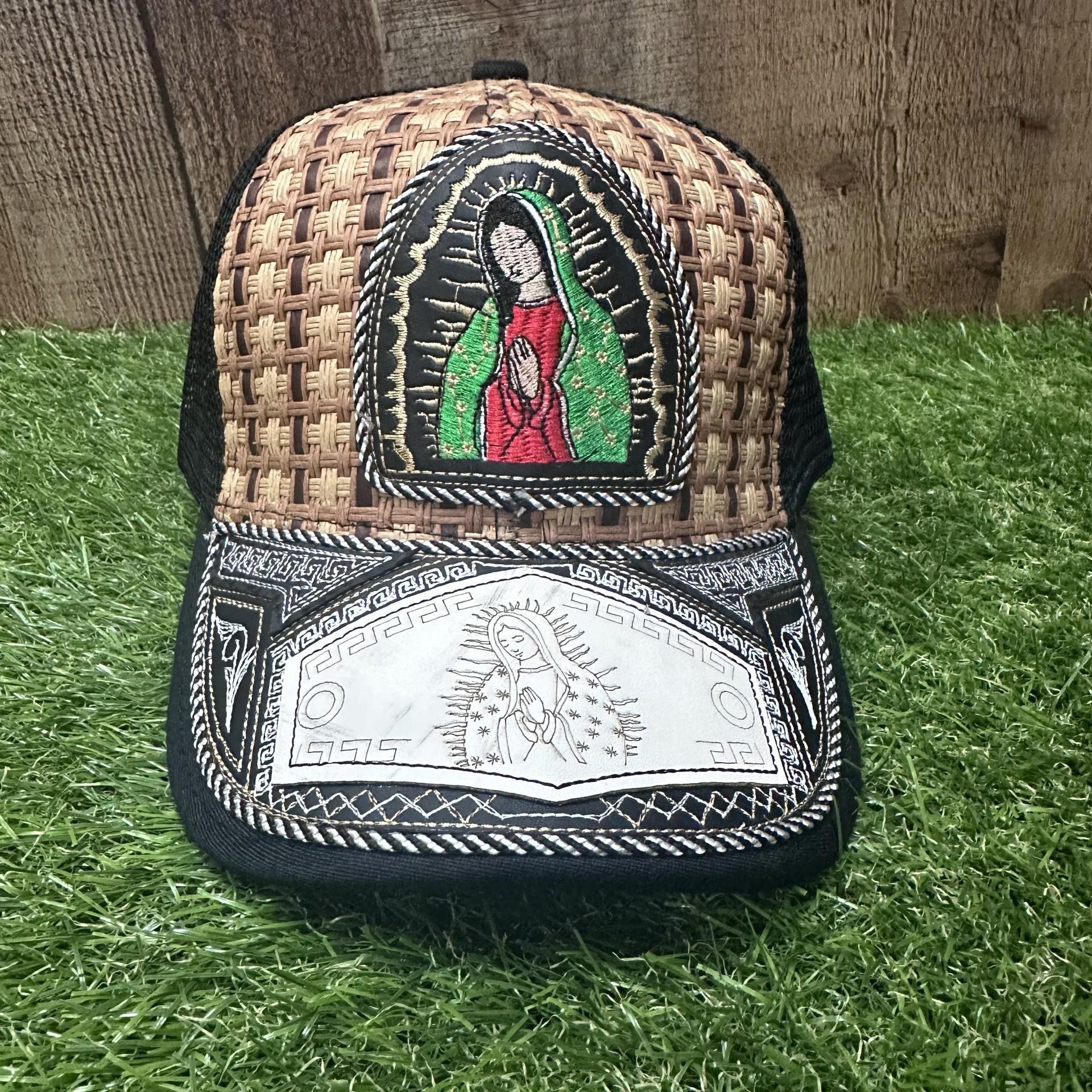 Saint Jude/virgen Mary Hat Mesh Snap Back Trucker Gorra