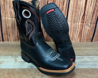 Ariat 10019943 Square Toe Flower Cowboy Boots Womens 6 B Etsy