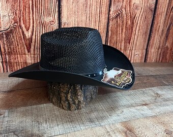 Black Cowboy Hat - Etsy