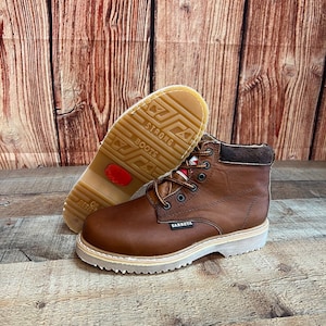Women Leather oil/ water Resistant Work Boot laces Bota Dama Resistente al Agua y Aceite E-202 Barzon