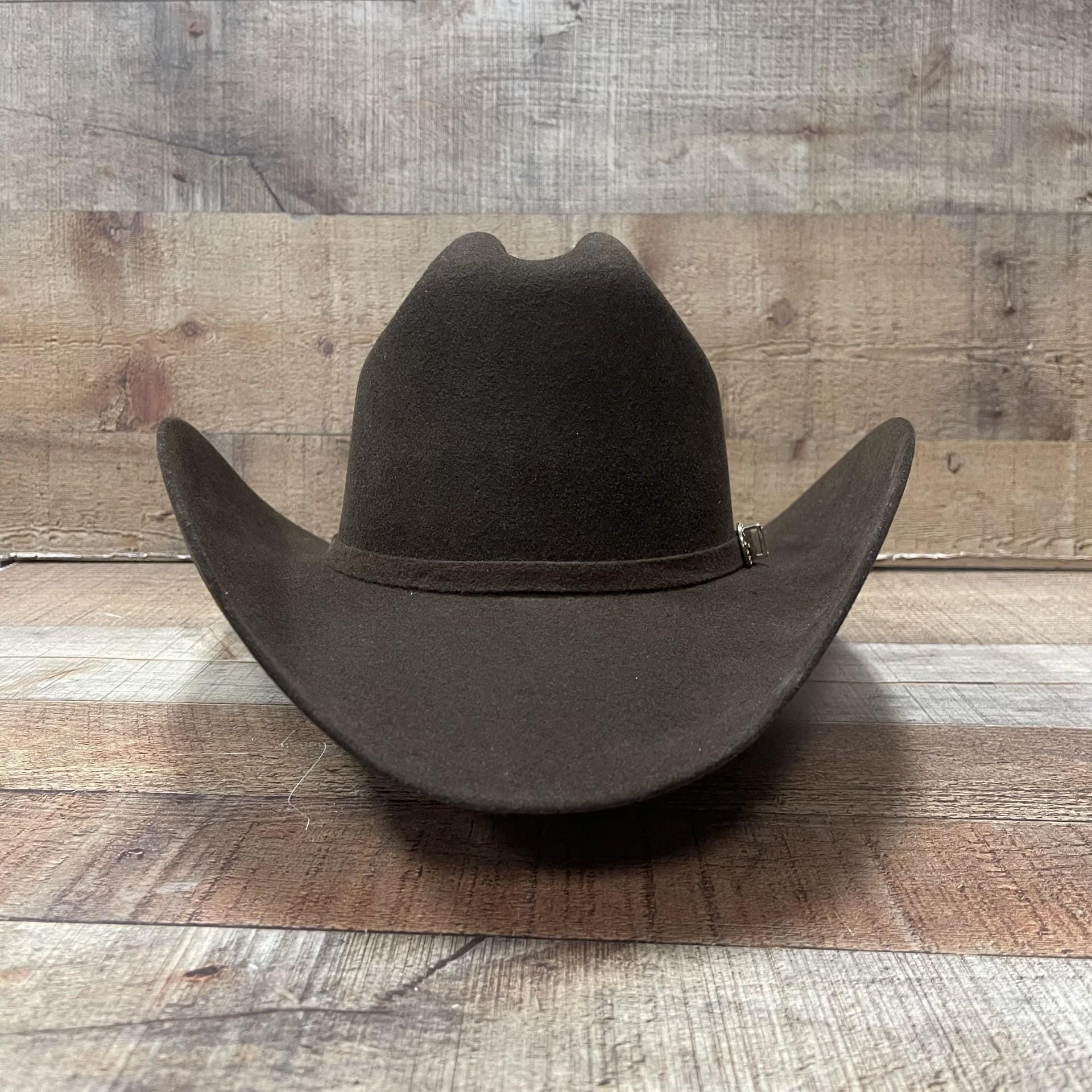 5111 Brown Felt Cowboy Hat For Men And Women - Suede Western Cowgirl Hat Brown Felt Cowboy Hats for Women for sale | eBay main image 3