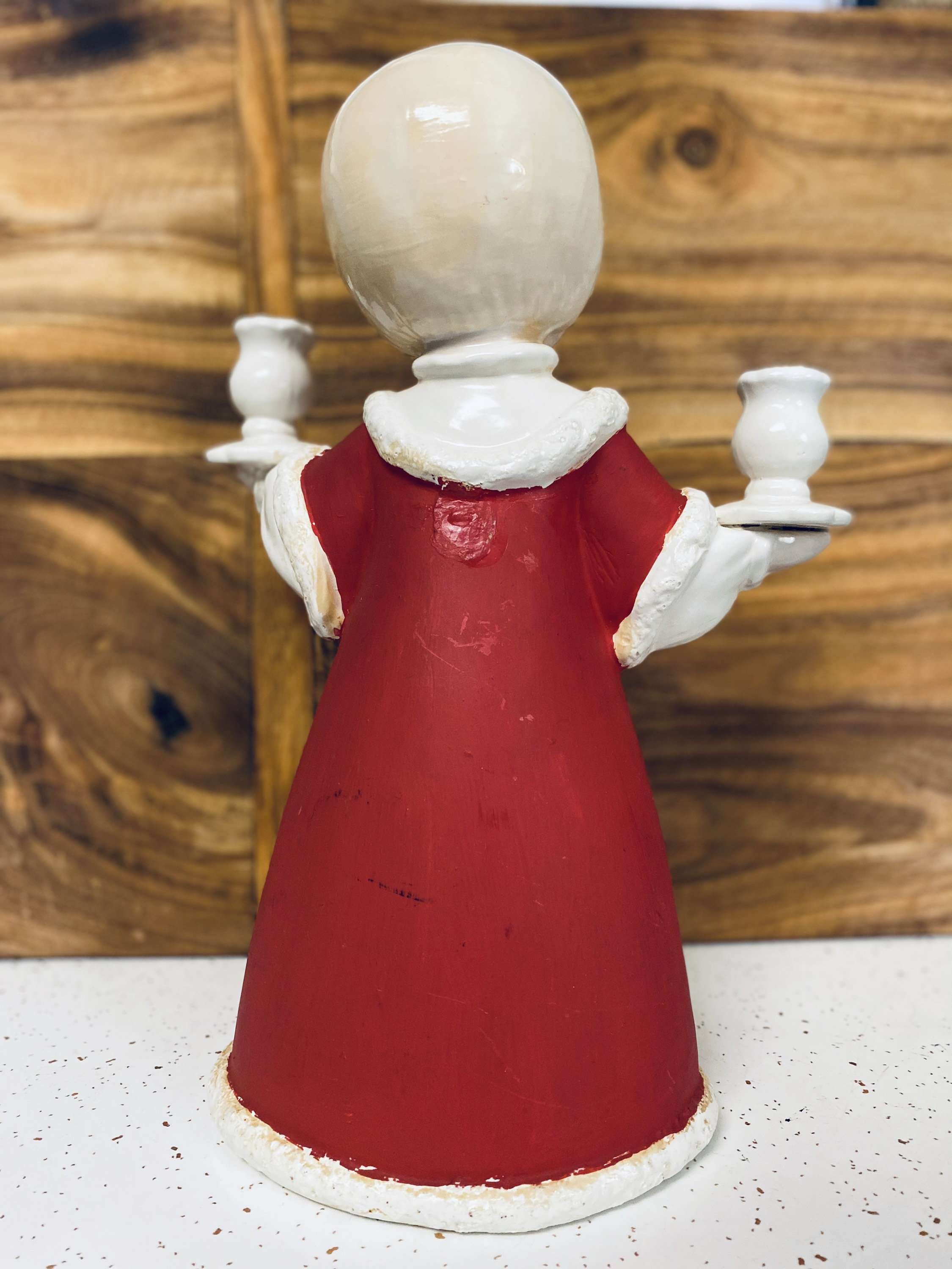 Vintage Ceramic Christmas Holiday Angel Taper Candle Holder Etsy