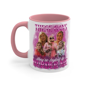 White Lotus S2 Jennifer Coolidge Quotes Merch, &#39;These gays they&#39;re trying to murder me &#39;, Tanya McQuoid, 90s Style Bootleg Collage Tee