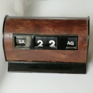 Vintage Perpetual Calendar - Perfect Office Decor Piece