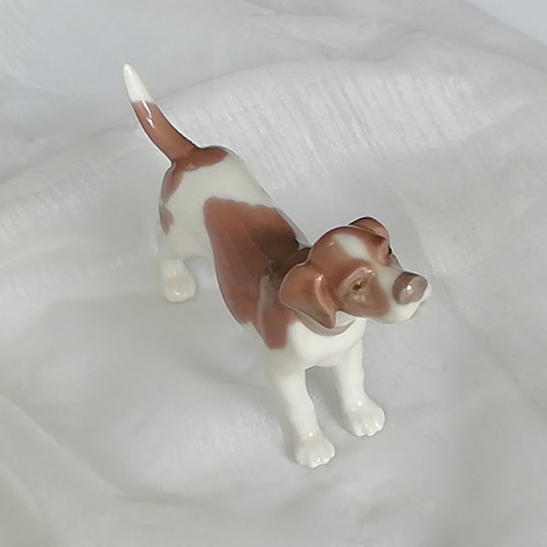 Vintage Lladro Porcelain Dog Figurine – 1990s Collection
