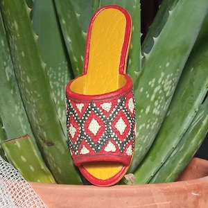 Zapato en miniatura vintage - Colección Wonder Shoe años 80 - Pintado a mano