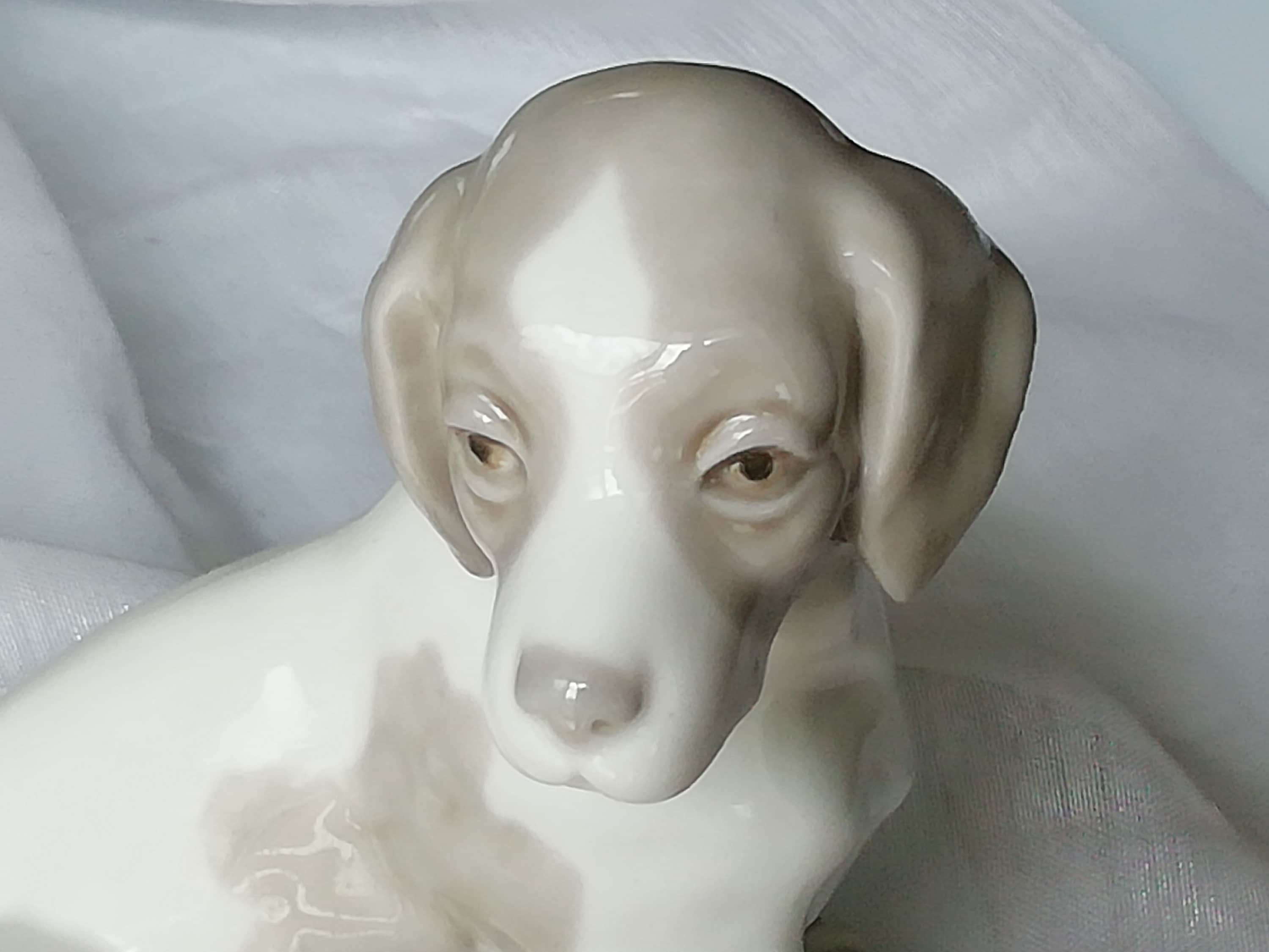 犬の陶器の置物 NAO Spain Handcrafted porcelain Vintage Nao