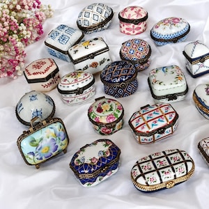 orchid designs 陶器蓋物 ( リモージュ 好きさんオススメ) フランス直