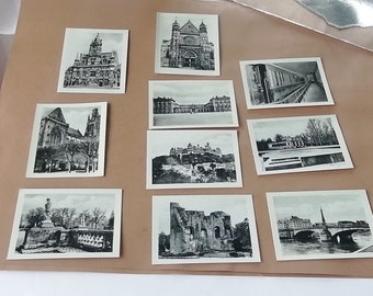 Postards Collection - Black and White  – Copenhague Cityscapes Set of 10 mini  postcards