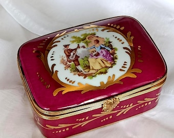 リモージュボックス　ネズミとチーズ　(難あり) チーズの上のネズミ - Etsy 日本