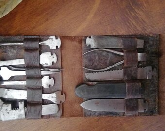 Lot De 5 Burins De Menuisier Japonais Vintage (nomi) - Outils à Main - Japon