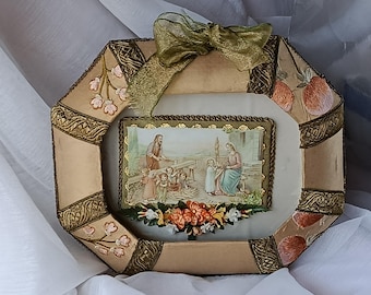 Handcrafted Monastic 'Registo' - Devotional Catholic Art - Unique and Sacred Home Decor