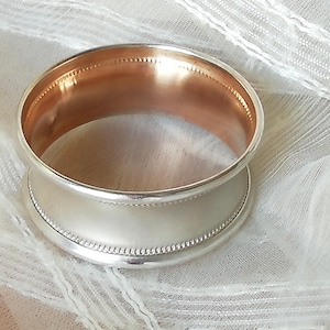 Vintage Serviettenring aus 925er Silber - elegante Tischdekoration, klassisches Wohndekor