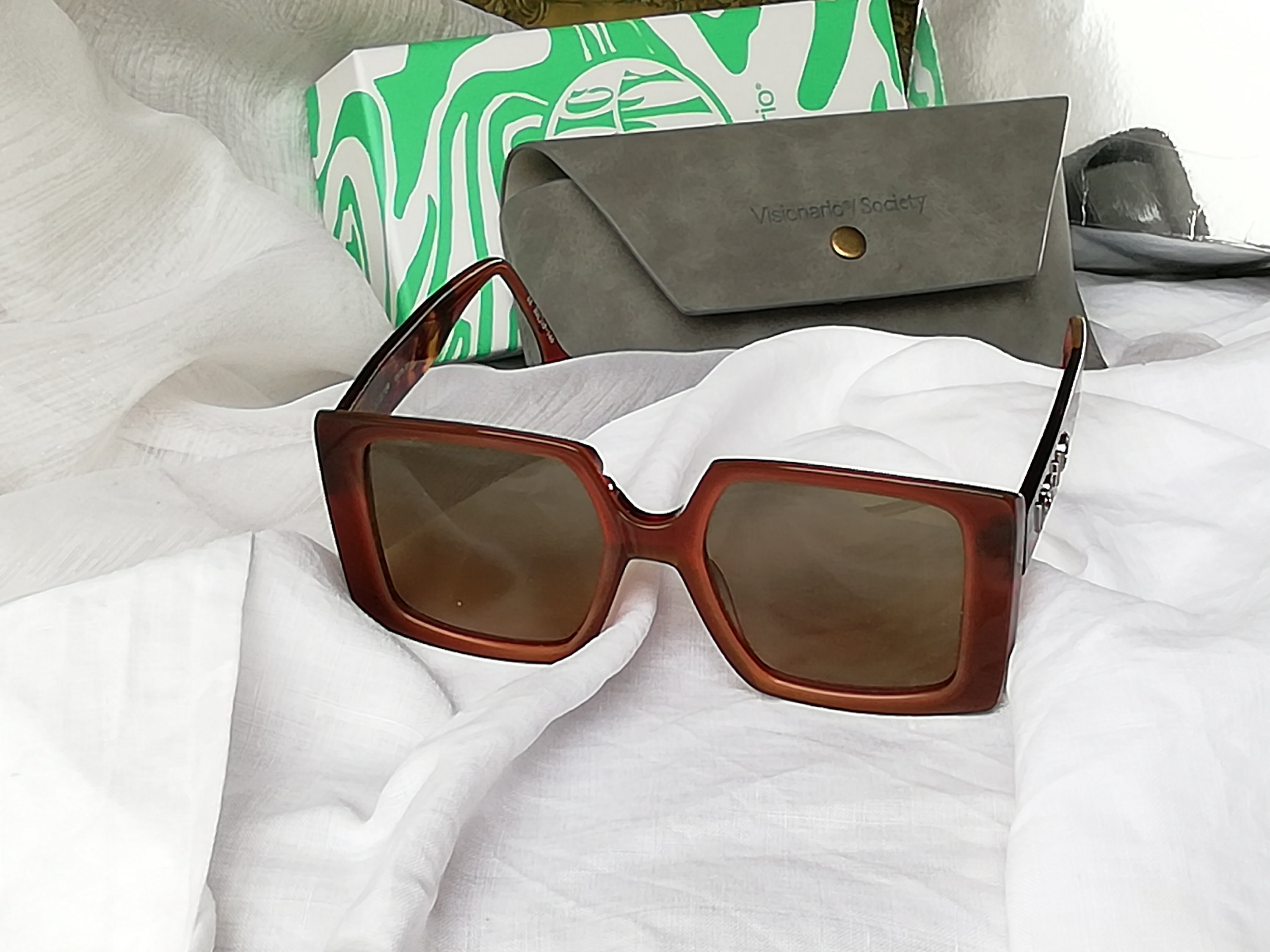 Occhiali Da Sole Polarizzati SOJOS Vintage - UV400, Unisex, Con Doppio Ponte, SJ2201 - Foto 8