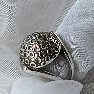 Sterling Silver Portuguese Ring – Hallmarked, Sparkling Stone Jewelry image 12