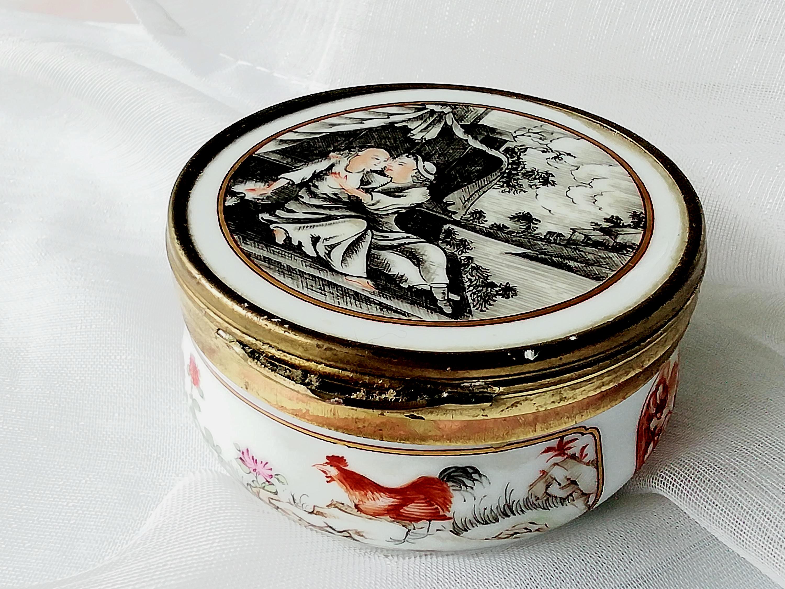 Boîtes - Ancienne Boîte En Métal BANANIA Y'A BON bleu Modèle CAFÉ sans