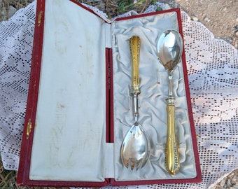 Vintage Sterling Silver Case  Cutlery Set - Portugal 833/1000 Hallmarked Silver - Elegant Home & Table Decor