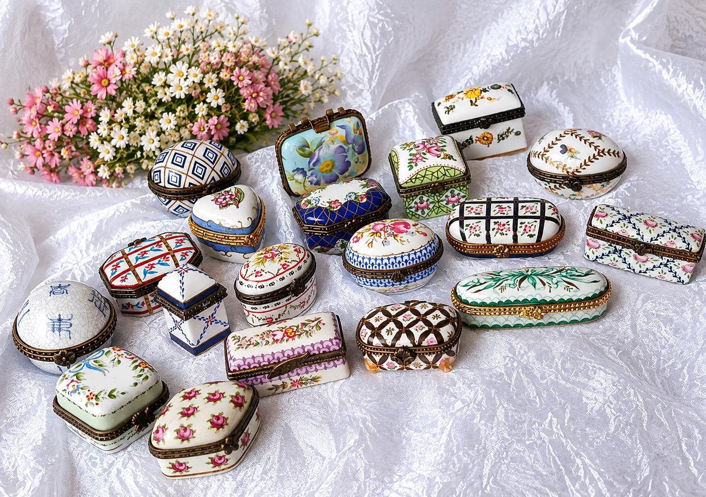 Porcelain Pill Box - Etsy