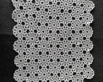 Handmade Crochet Lace Doilies: Vintage Cotton Table Decor
