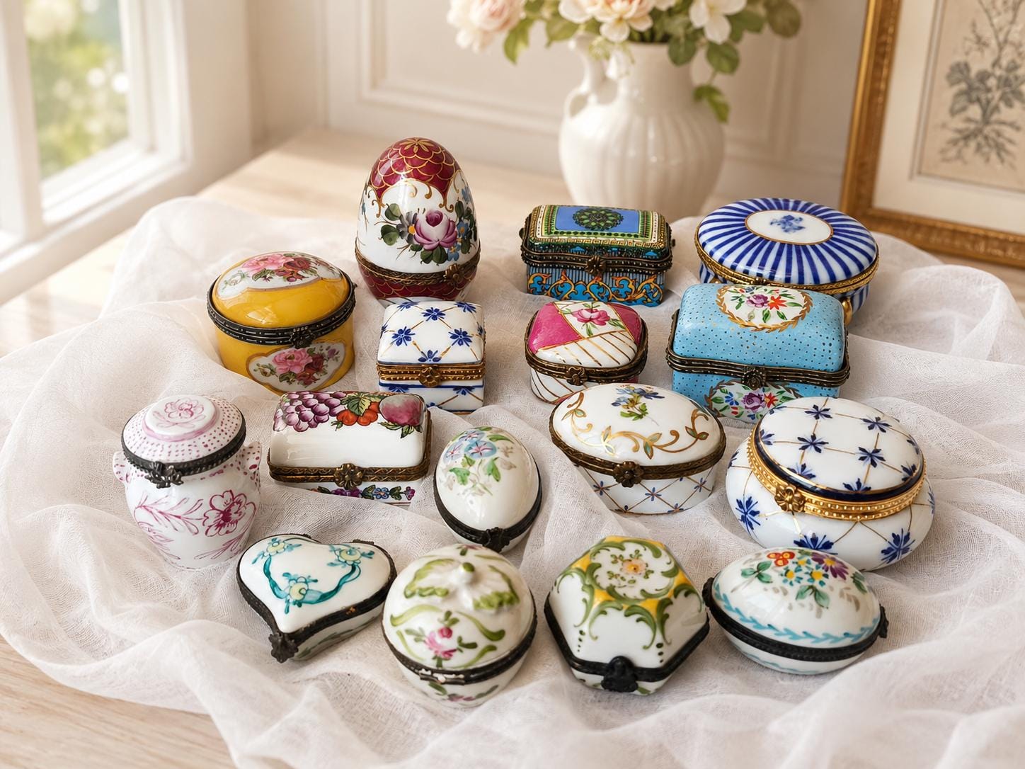 Limoges pill boxes - Etsy 日本