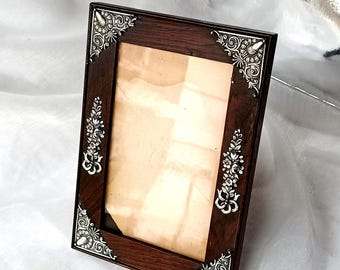 Cartier Sterling Silver Photo Frame, Mid-century Design, Original