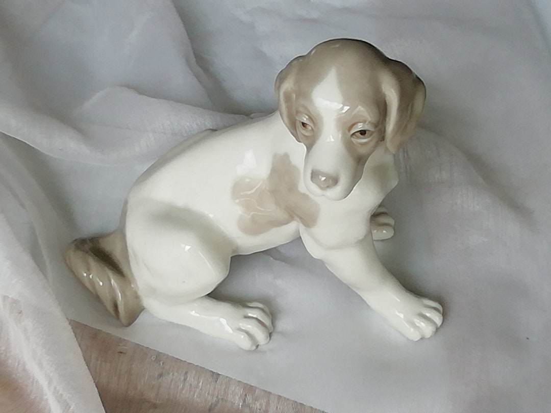 Vintage Nao by Lladro Porcelain Dog Figurine – 1990s