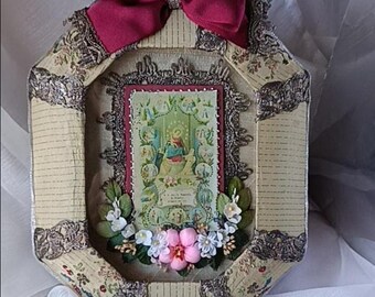 Antique Monastic 'Registo': Catholic Devotional Art Reliquary