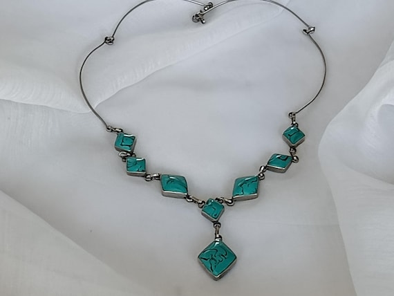 【a-70】　Old new Tibetan style necklace Jannu Tibetan Lapis Necklace | Didi Bahini Fair Trade