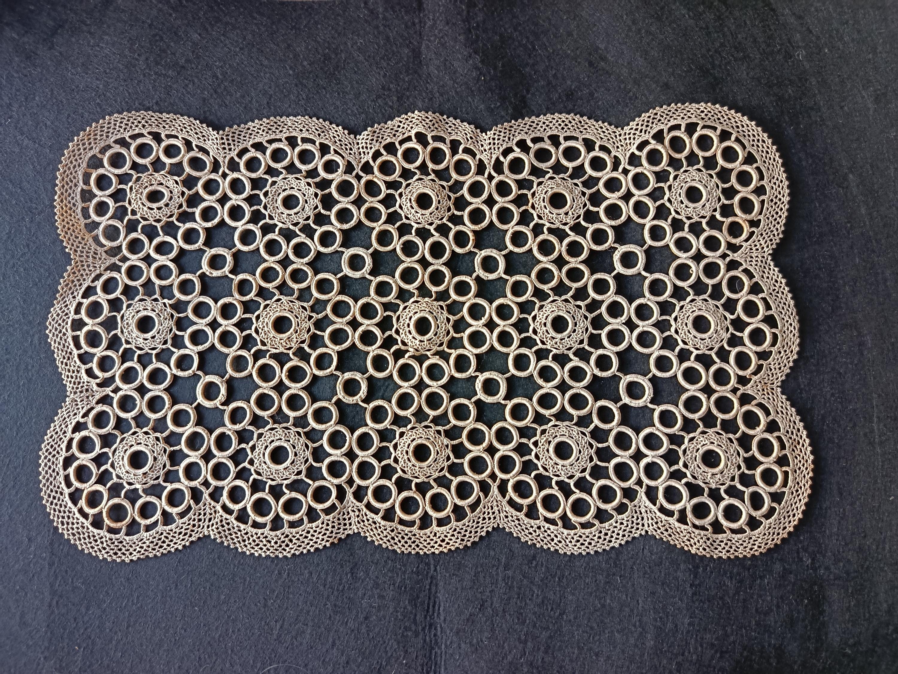 Handmade Crochet Lace Doilies: Vintage Cotton Table Decor
