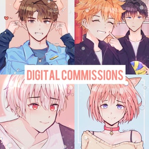 EveLatte's Anime Style digital Commission