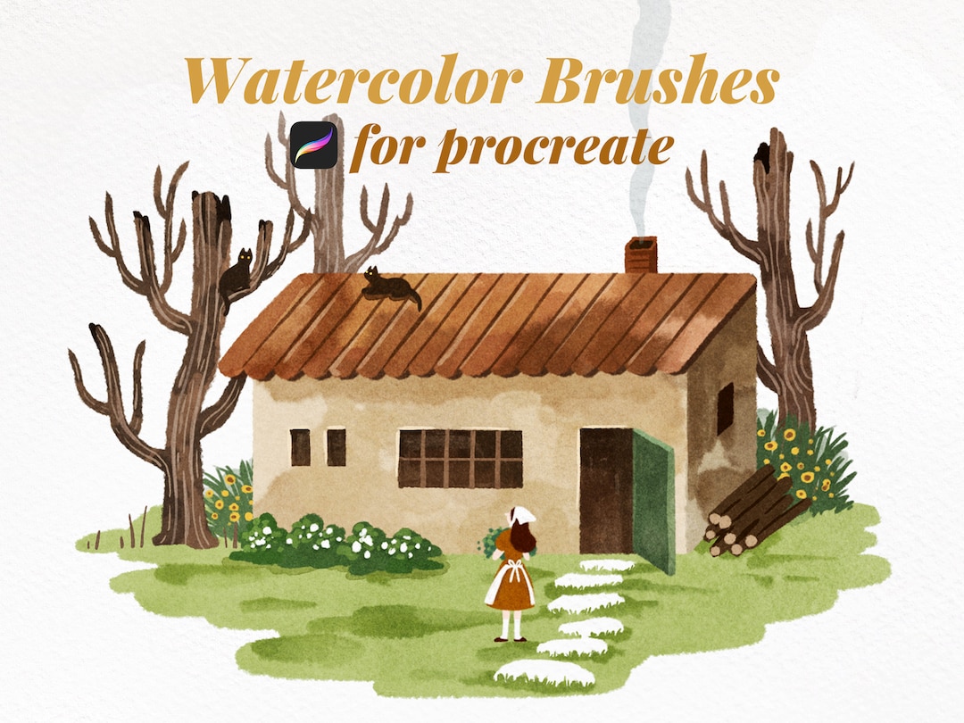 Procreate Watercolor Brushes, Digital iPad Brush Bundle - Etsy