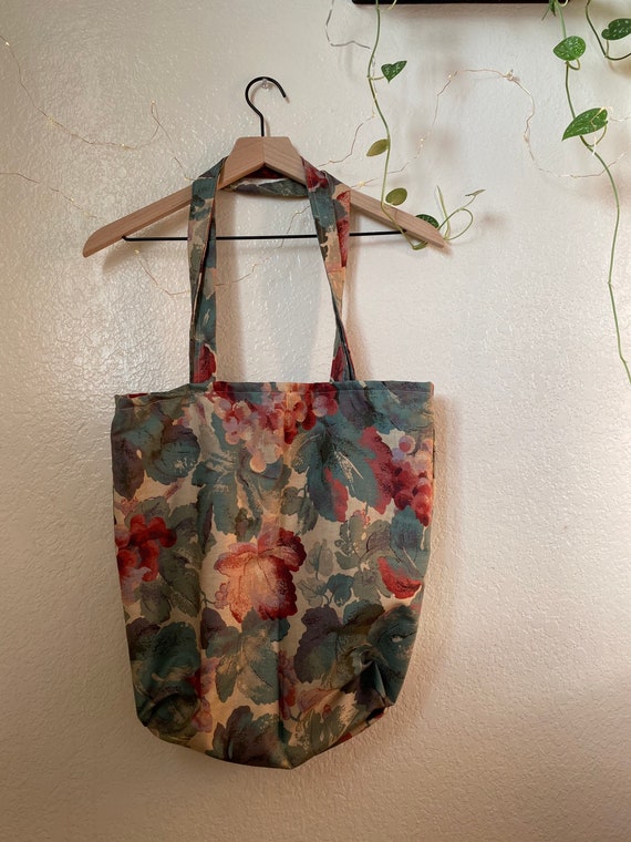 Floral Tote Bag Etsy