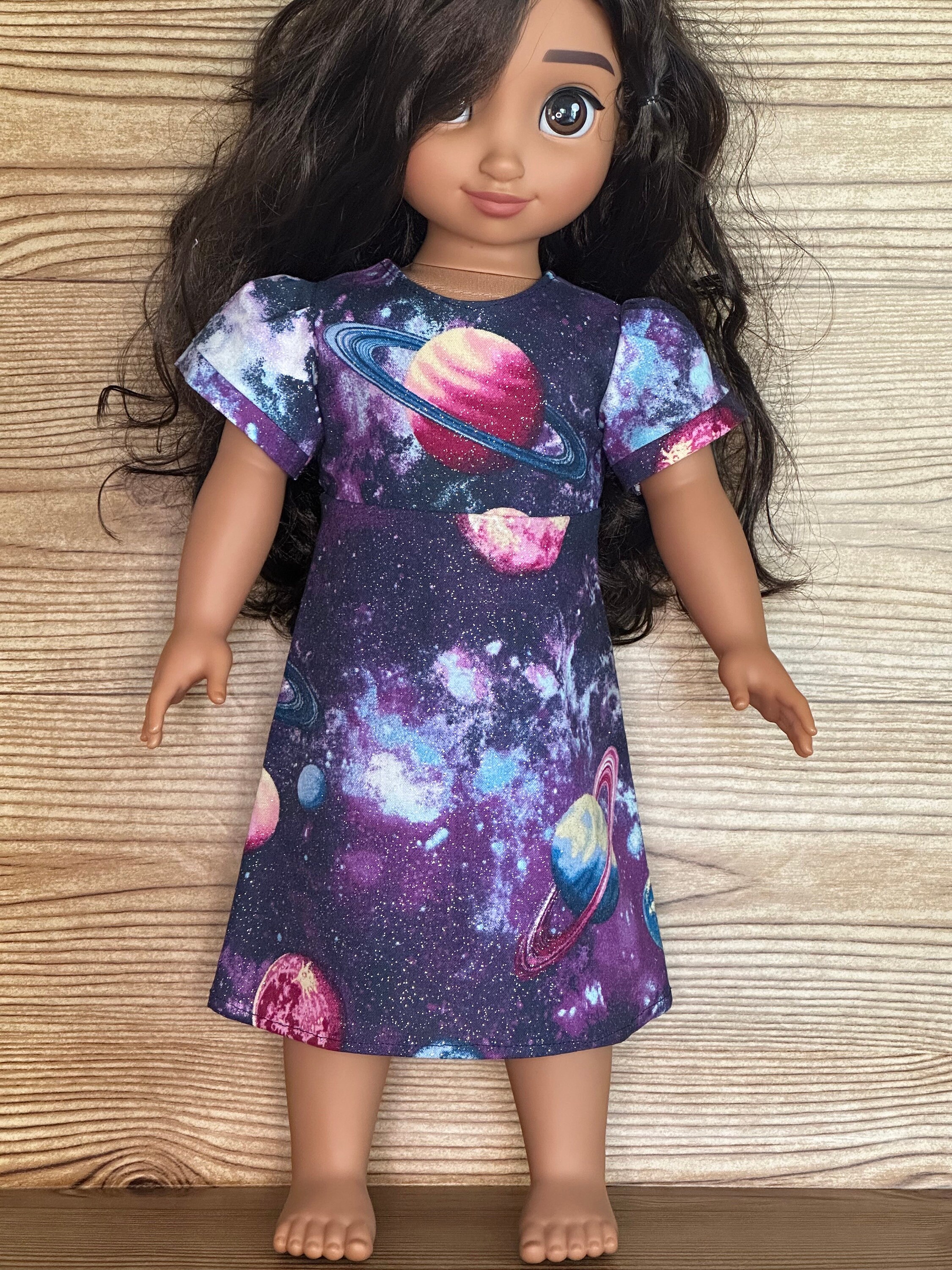 Doll Space Dress 18 Inch Doll Space Clothes Doll Planets Dress