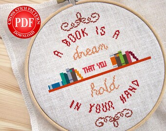 A Book Is A Dream That You Hold In Your Hand Etsy A Book Is A Dream That You Hold In Your Hand Etsy
