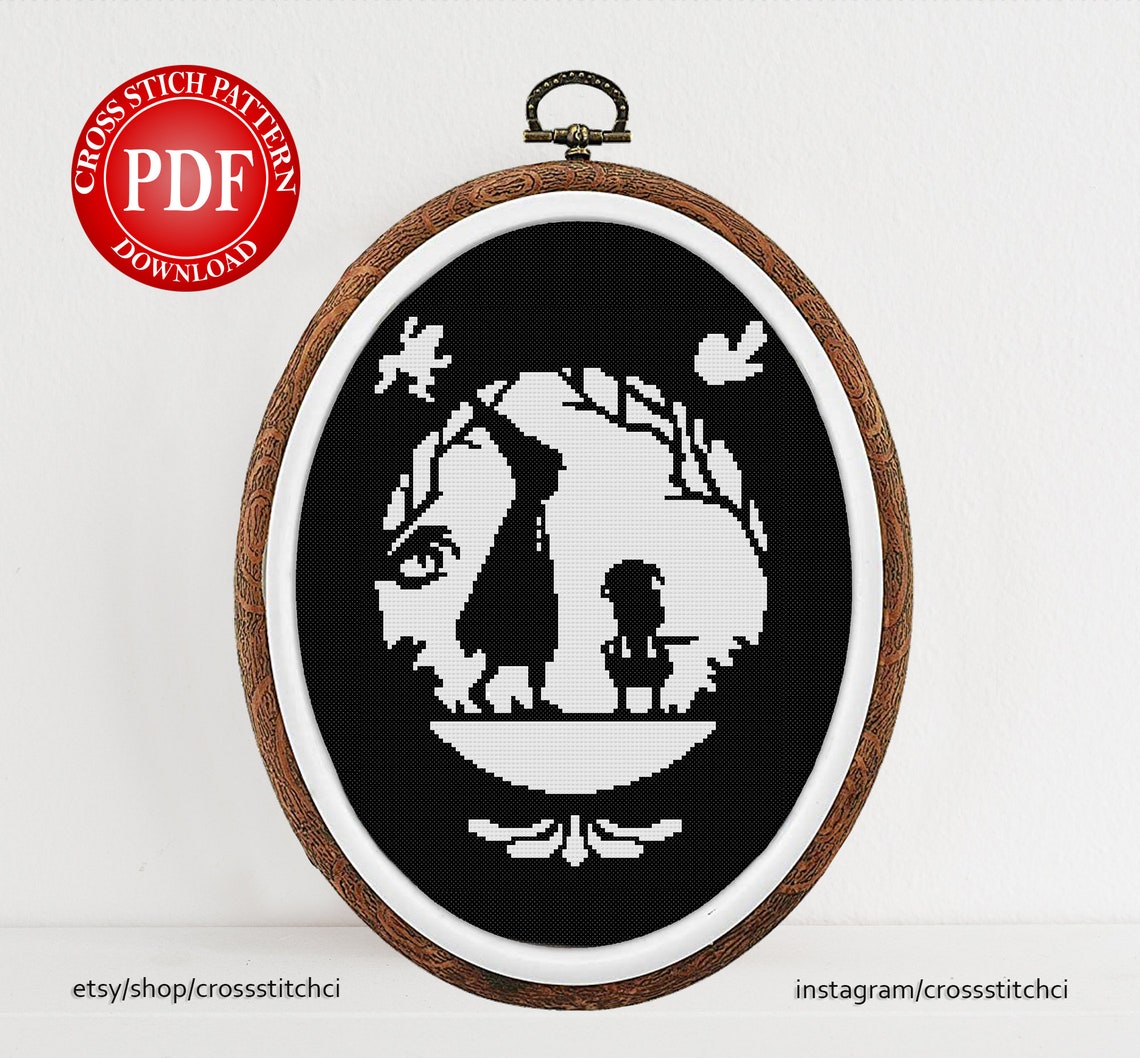 Over The Garden Wall Cross Stitch Pattern PDF download easy | Etsy