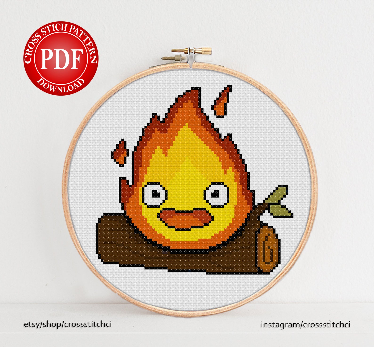 Calcif Cute Kawaii Cross Stitch Pattern She Likes My Spark Etsy