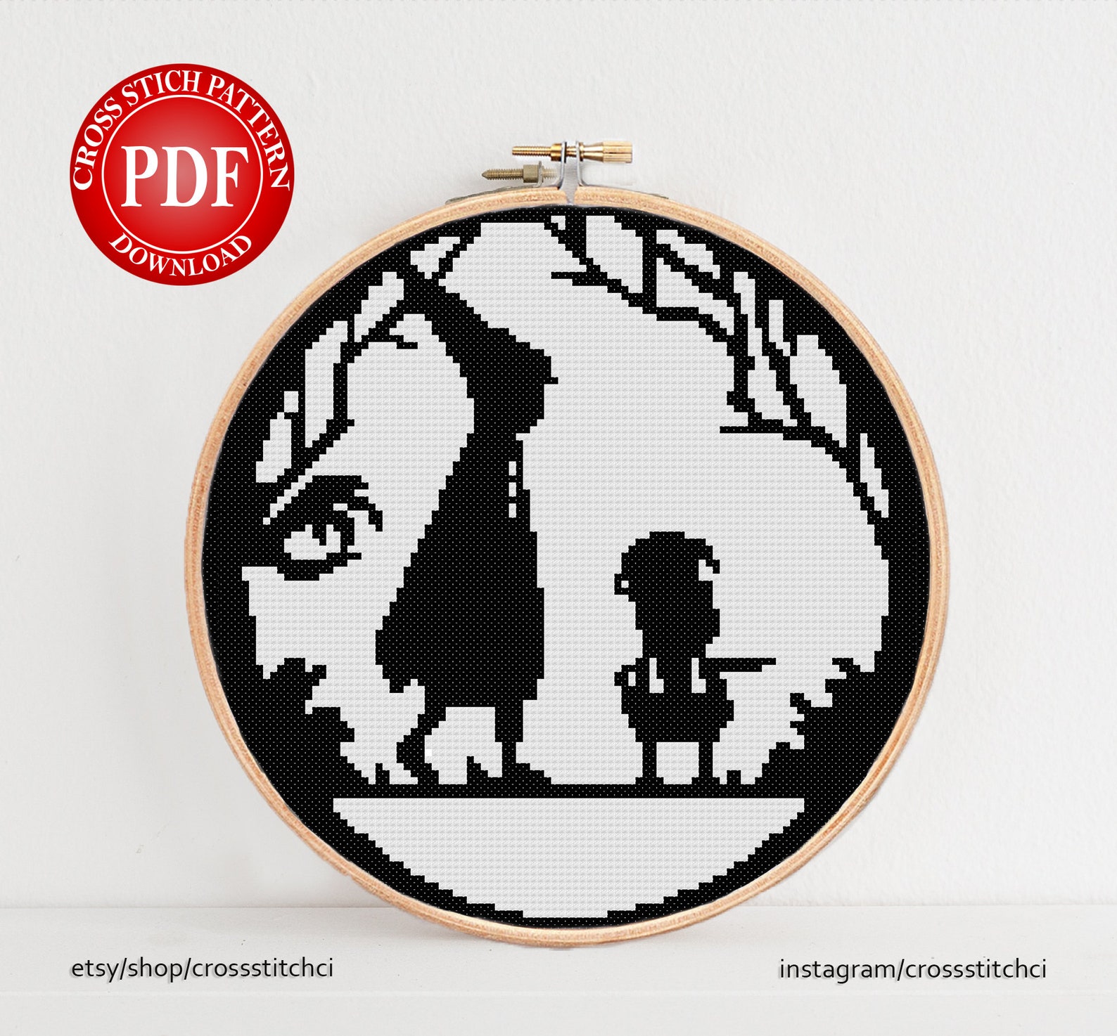 Over The Garden Wall Cross Stitch Pattern PDF download easy | Etsy